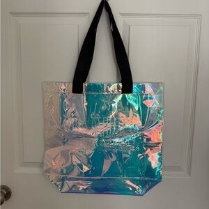 Danessa Myricks Beauty Holographic Tote Bag. Beauty Without Boundaries